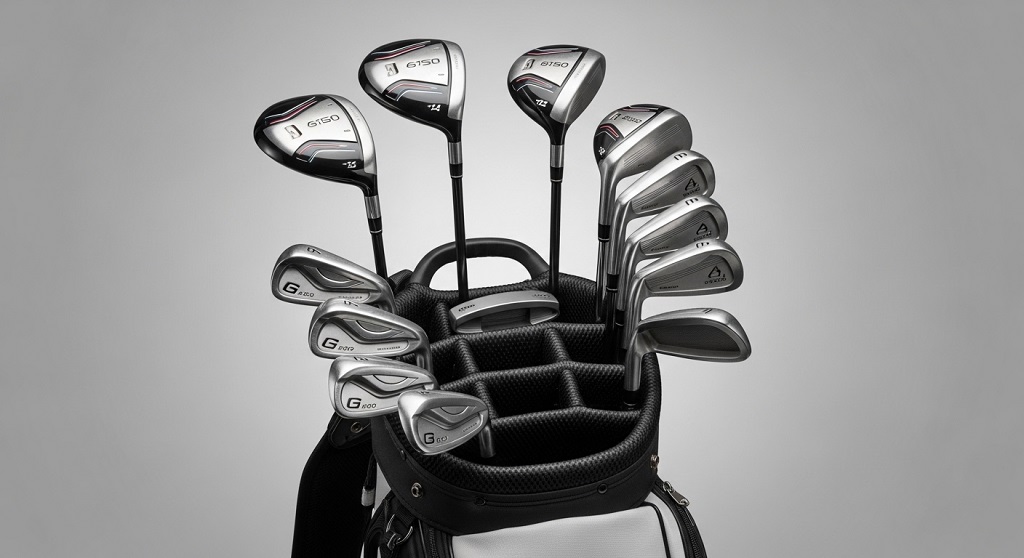 Organized golf bag using a 14-way divider for neatness and convenience