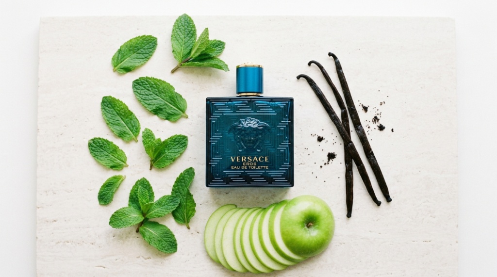 men fragrance review Versace Eros longevity projection test