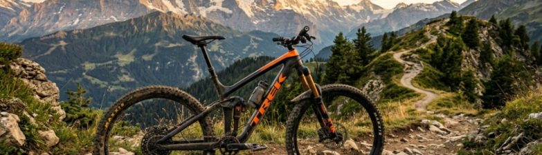 Canyon Spectral 27.5 AL 5 mountain bike resting on a rugged dirt trail.