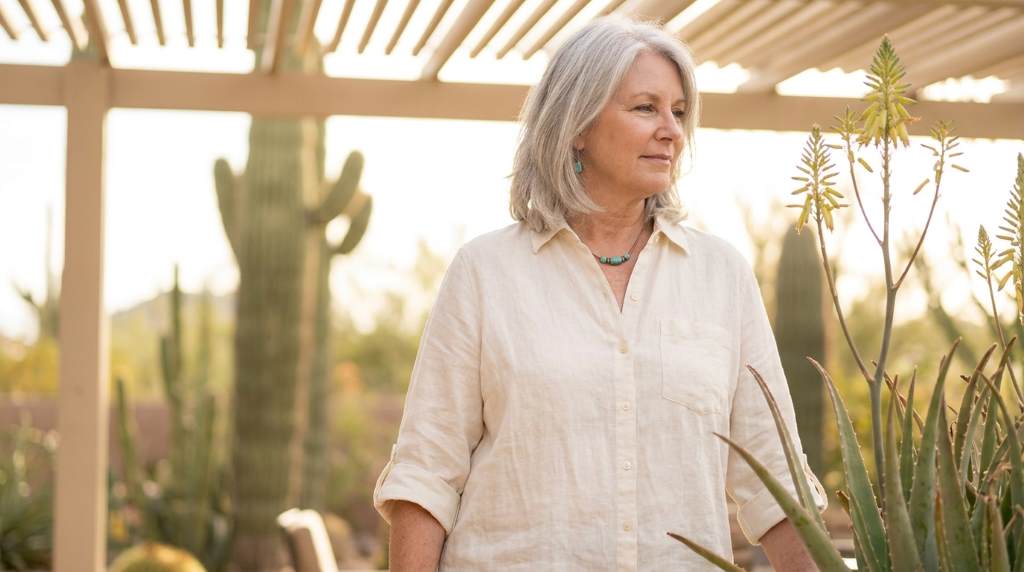 Lightweight cardigan styled with comfortable casual clothing